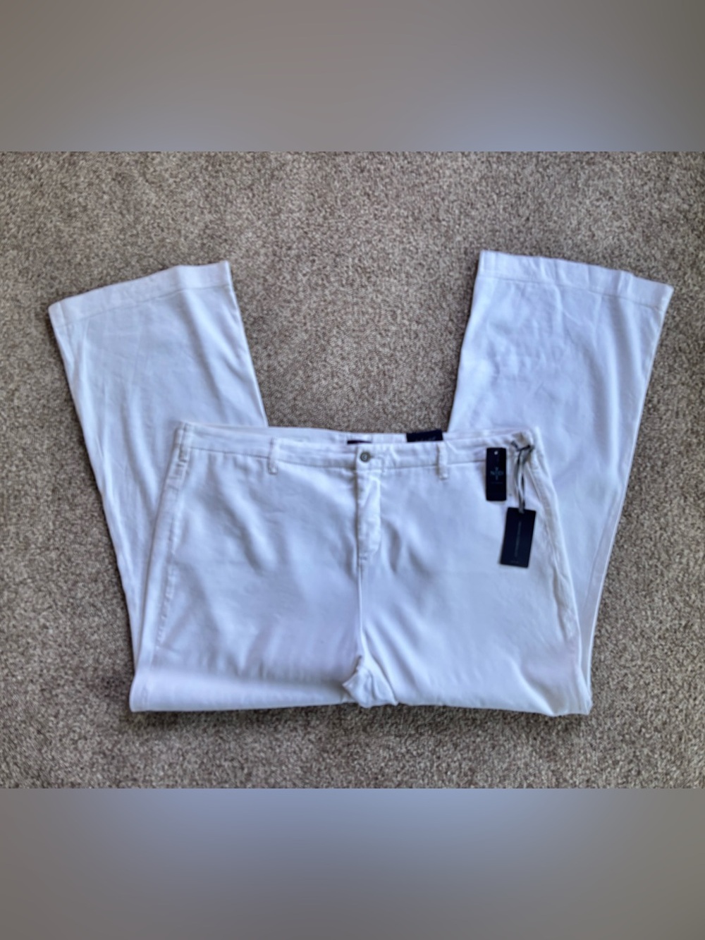 *NEW* NYDJ Linen Claire Trouser White - Size 24W